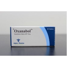 Alpha Pharma Оксандролон Oxanabol (50 таблеток/10мг Индия)